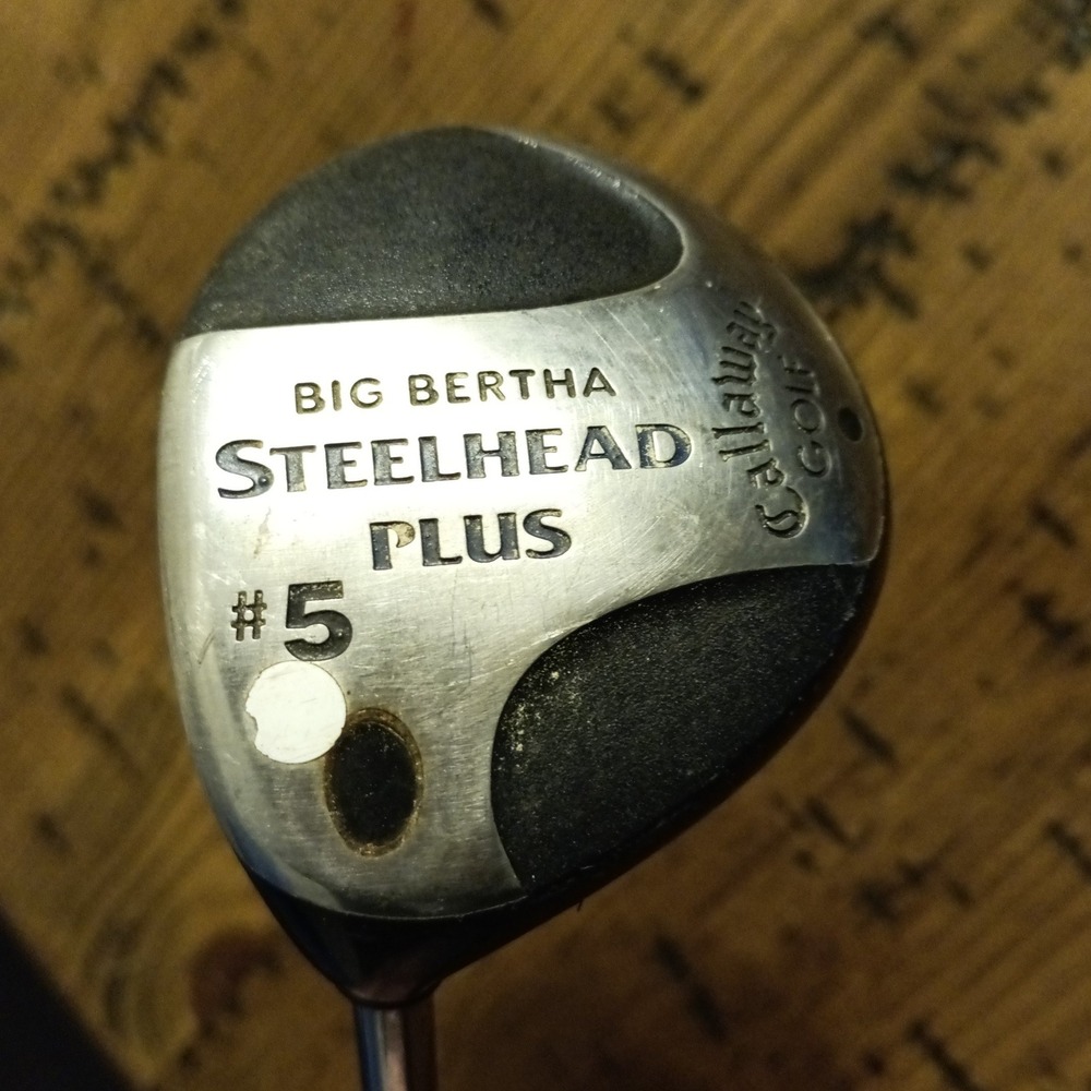 Callaway Big Bertha Steelhead Plus #5 Fairway Wood Left Hand Steel Shaft Golf